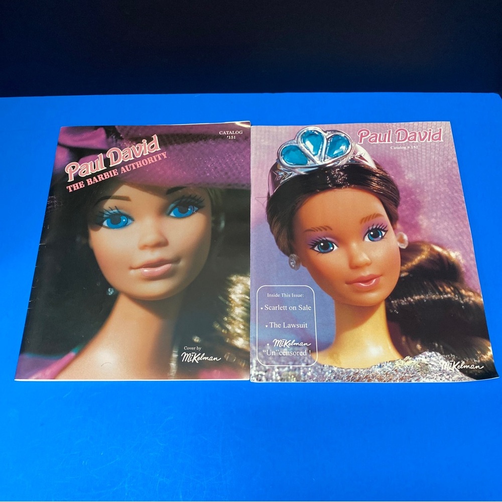 Lot of 2 Paul David: The Barbie Authority Catalog 151 and 152 Vintage Magazine